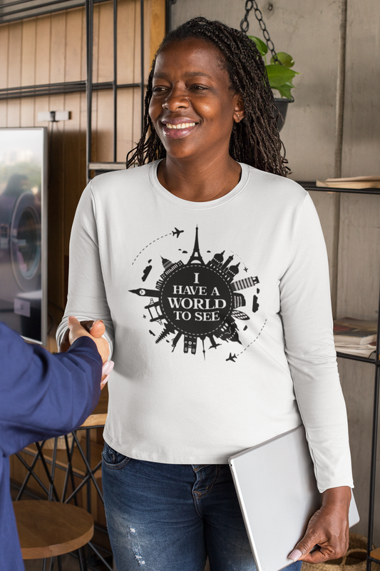 I Have A World To See Unisex Long Sleeve Tee