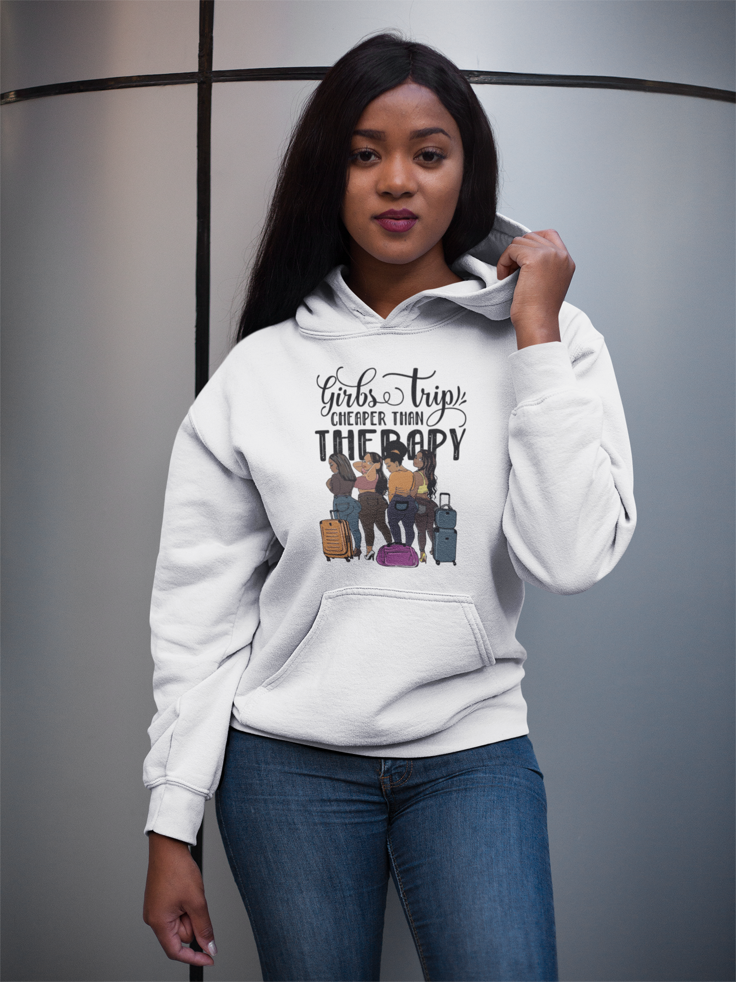 Girls Trip Cheaper than Therapy Unisex Hoodie