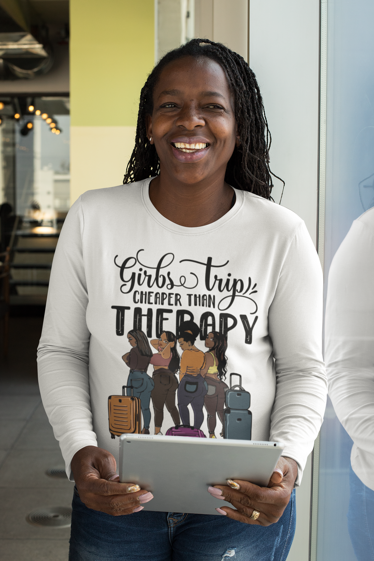 Girls Trip Cheaper than Therapy Unisex Long Sleeve Tee