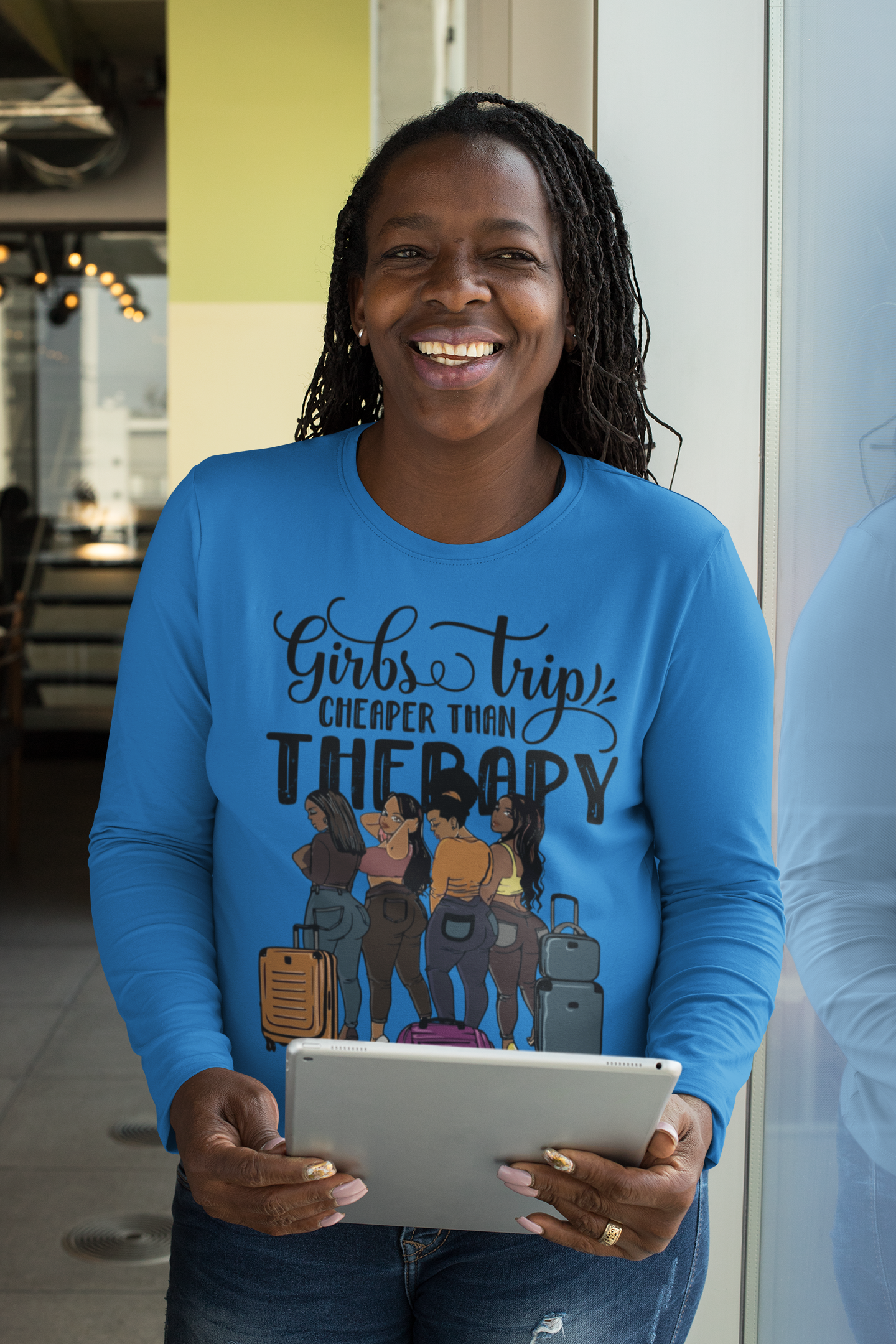 Girls Trip Cheaper than Therapy Unisex Long Sleeve Tee