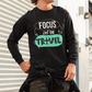 Focus On The Travel  Unisex Long Sleeve Tee
