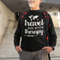 Travel is My Therapy Unisex Long Sleeve Tee