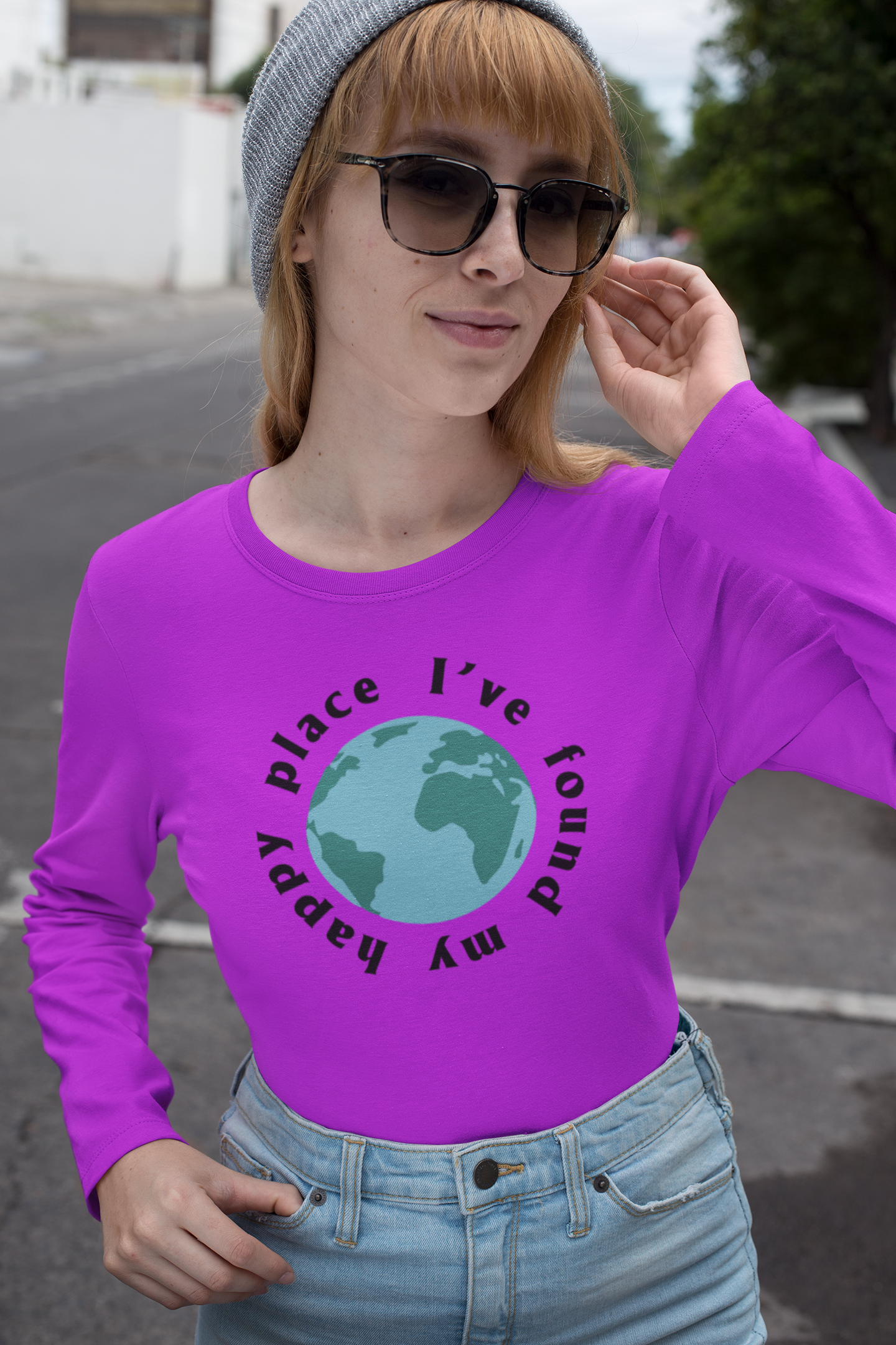 I've Found My Happy Place Unisex Long Sleeve Tee