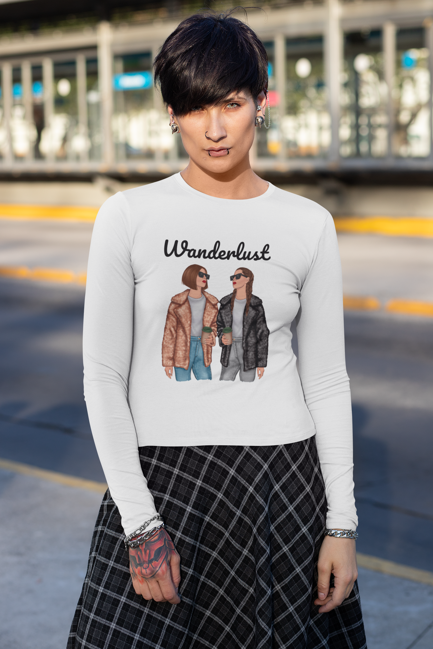 Wanderlust Unisex Long Sleeve Tee