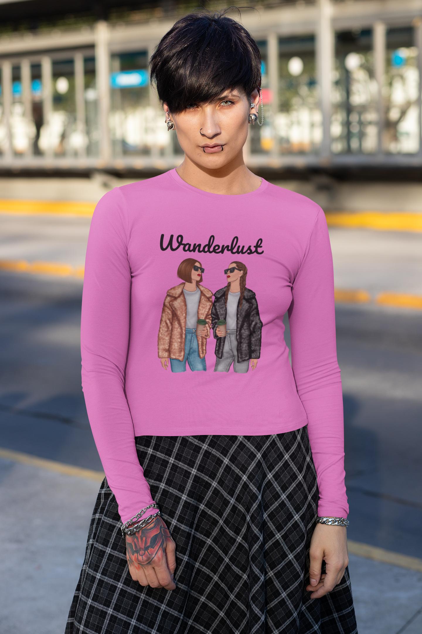 Wanderlust Unisex Long Sleeve Tee