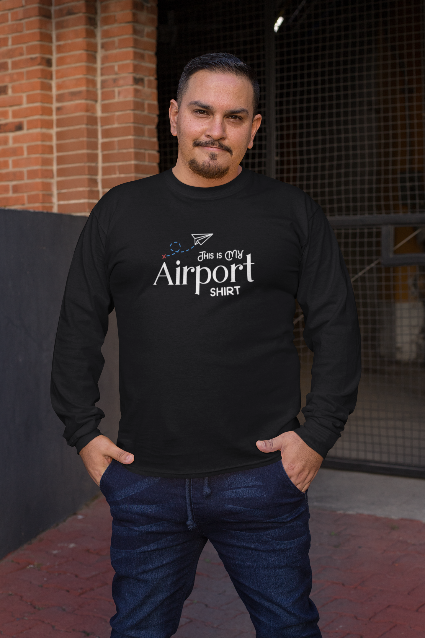 This Is My Airport Shirt Unisex Long Sleeve Tee