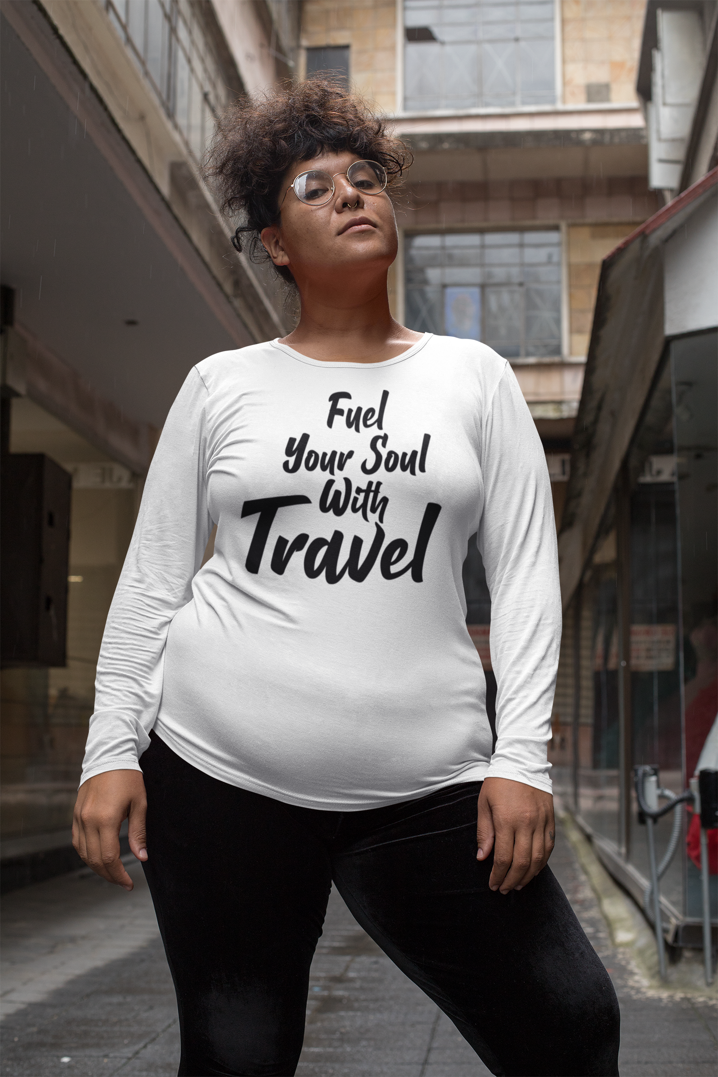 Fuel Your Soul With Travel  Unisex Long Sleeve Tee