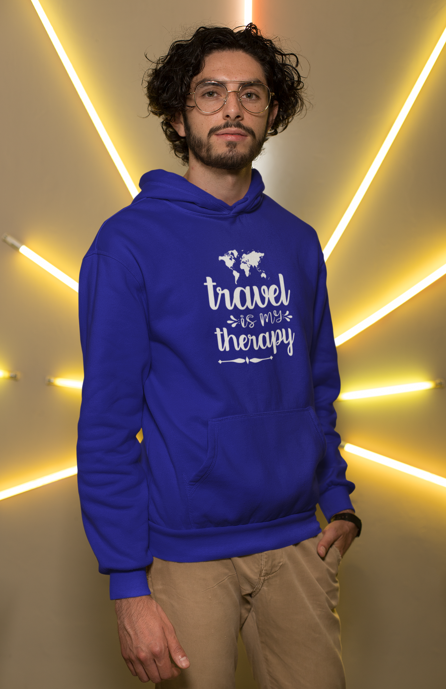 Travel is My Therapy Unisex Hoodie