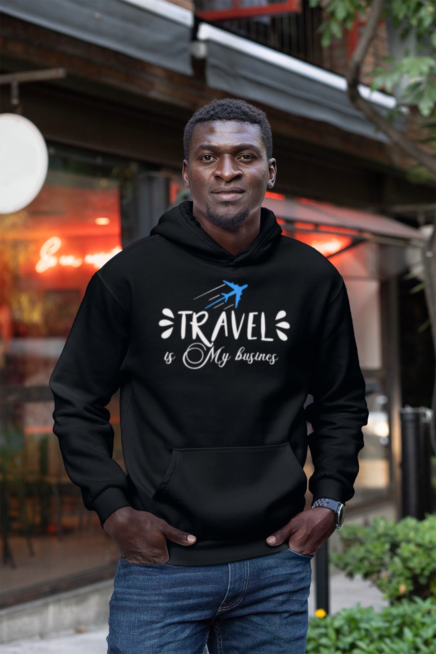 Travel is My Business Unisex Hoodie