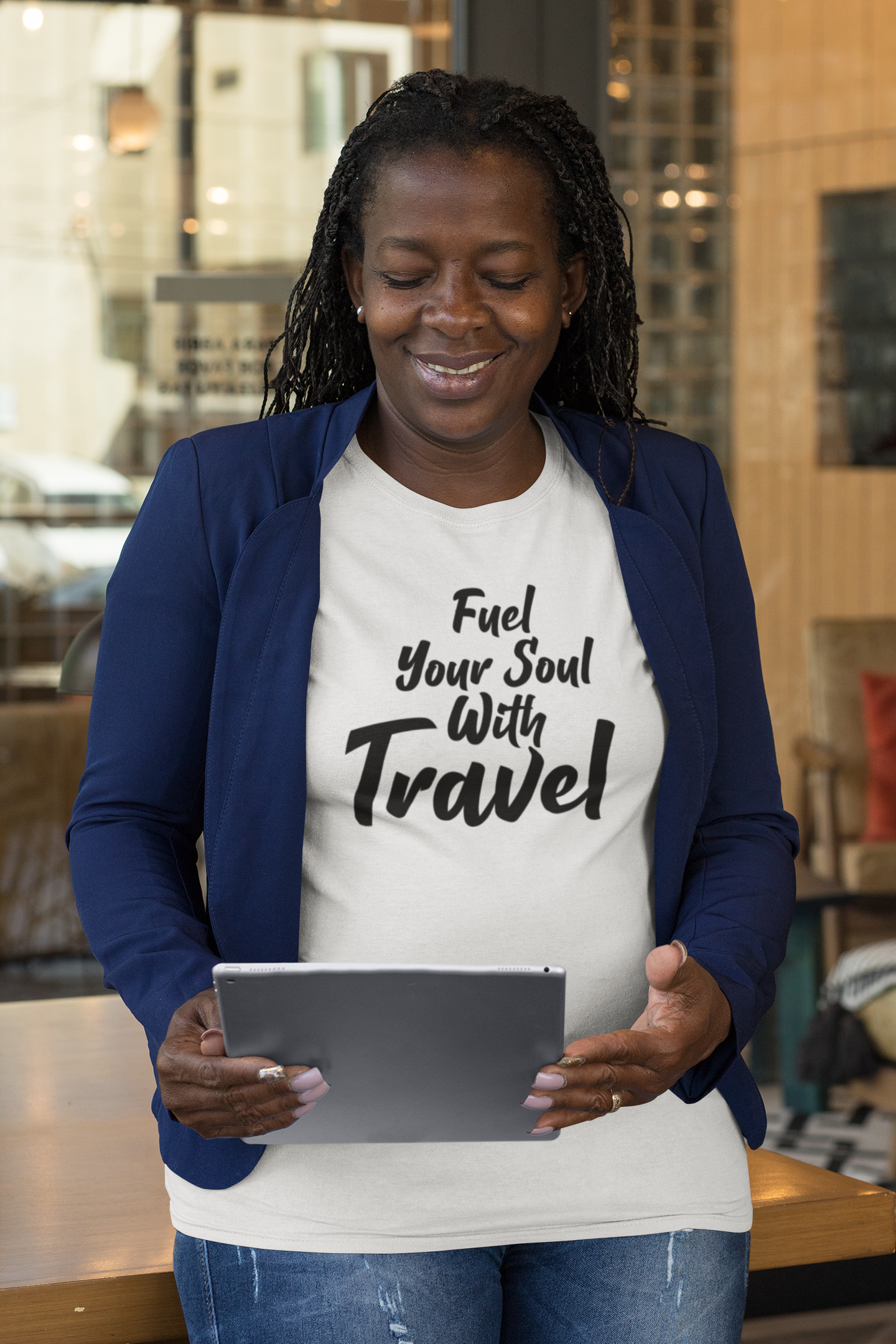 Fuel Your Soul With Travel Short-Sleeve Unisex T-Shirt