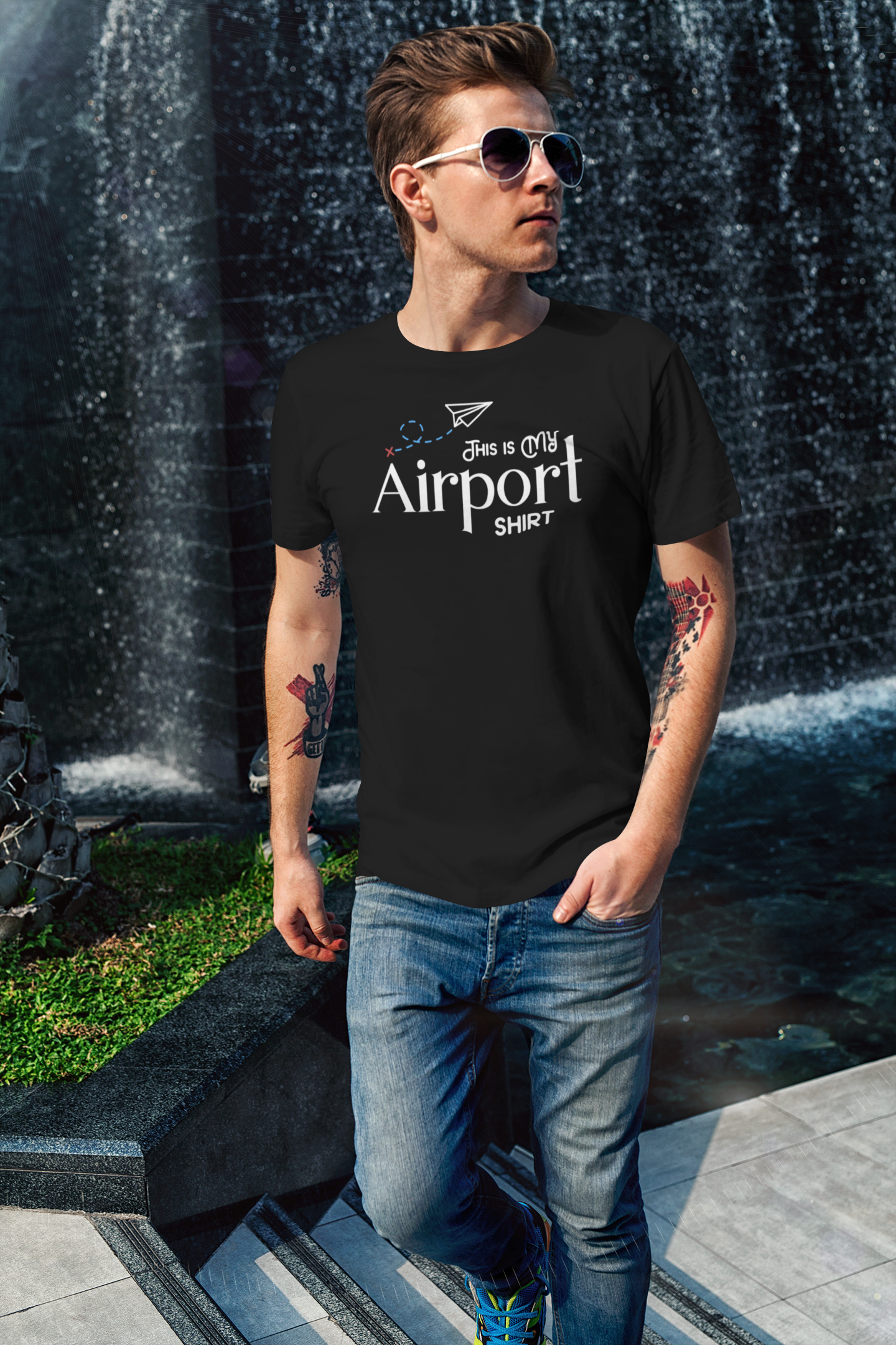 This Is My Airport Shirt Short-Sleeve Unisex T-Shirt