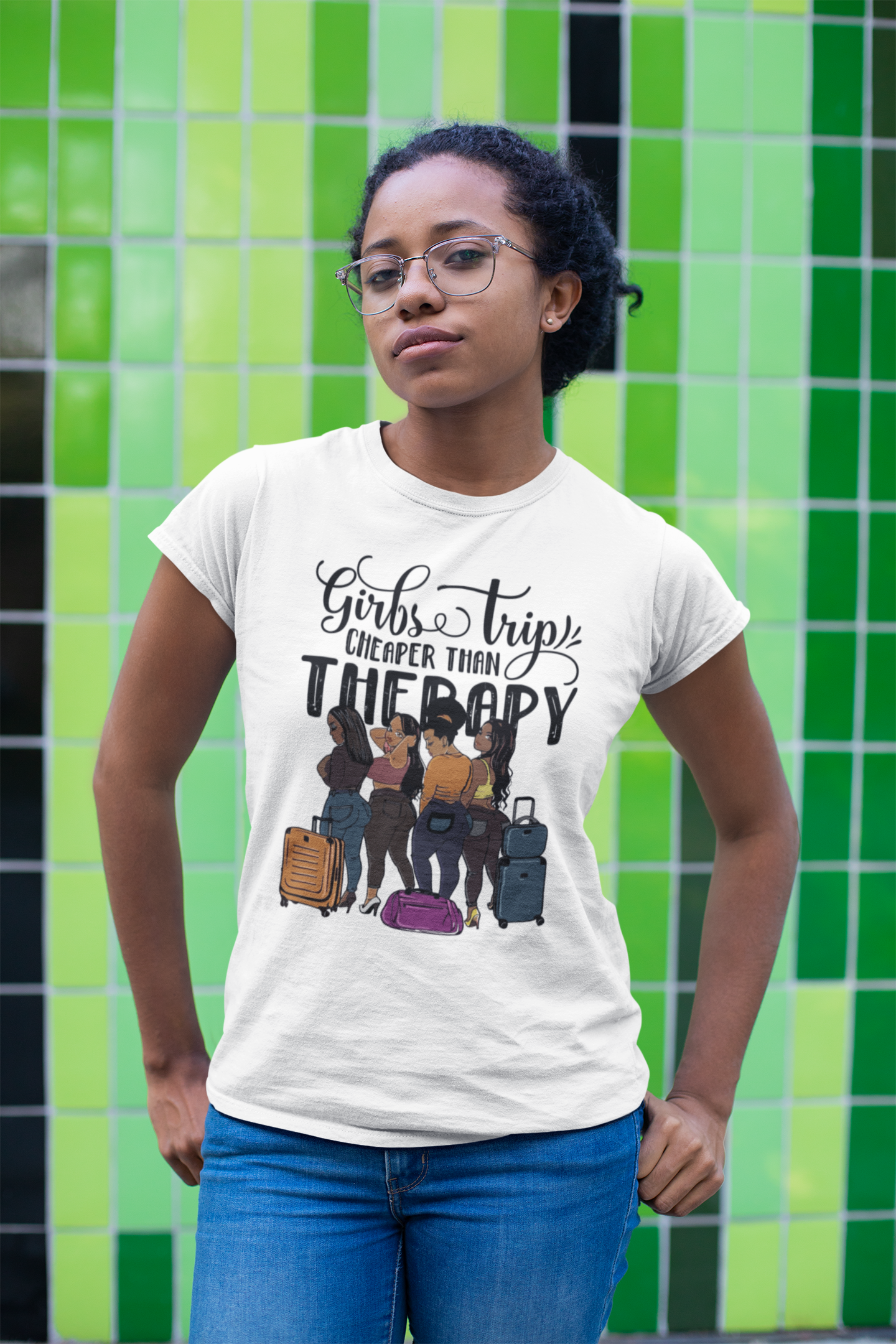 Girls Trip Cheaper than Therapy Short-Sleeve Unisex T-Shirt