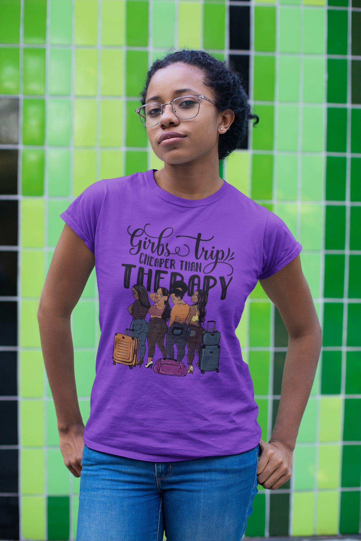 Girls Trip Cheaper than Therapy Short-Sleeve Unisex T-Shirt