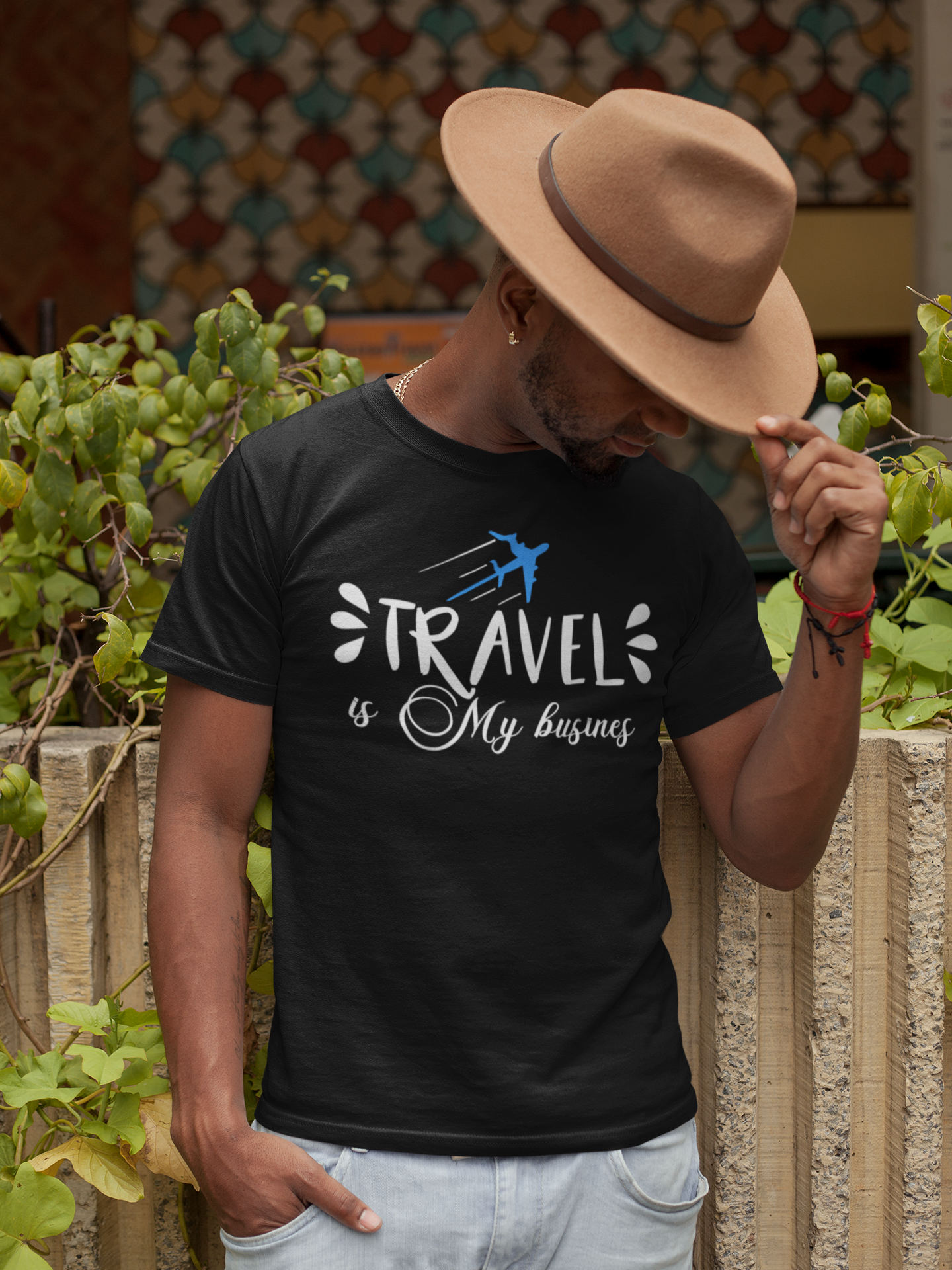 Travel is My Business  Short-Sleeve Unisex T-Shirt