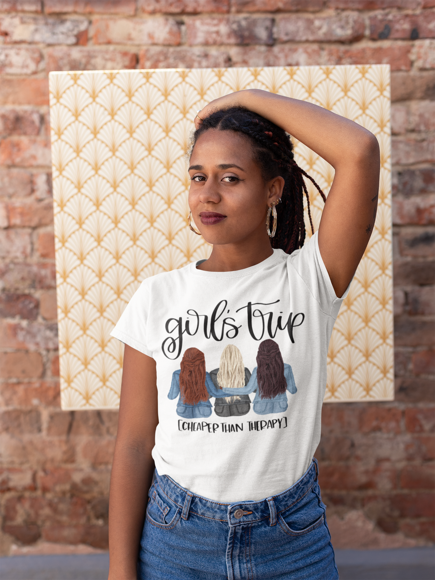 Girls Trip Cheaper than Therapy Short-Sleeve Unisex T-Shirt