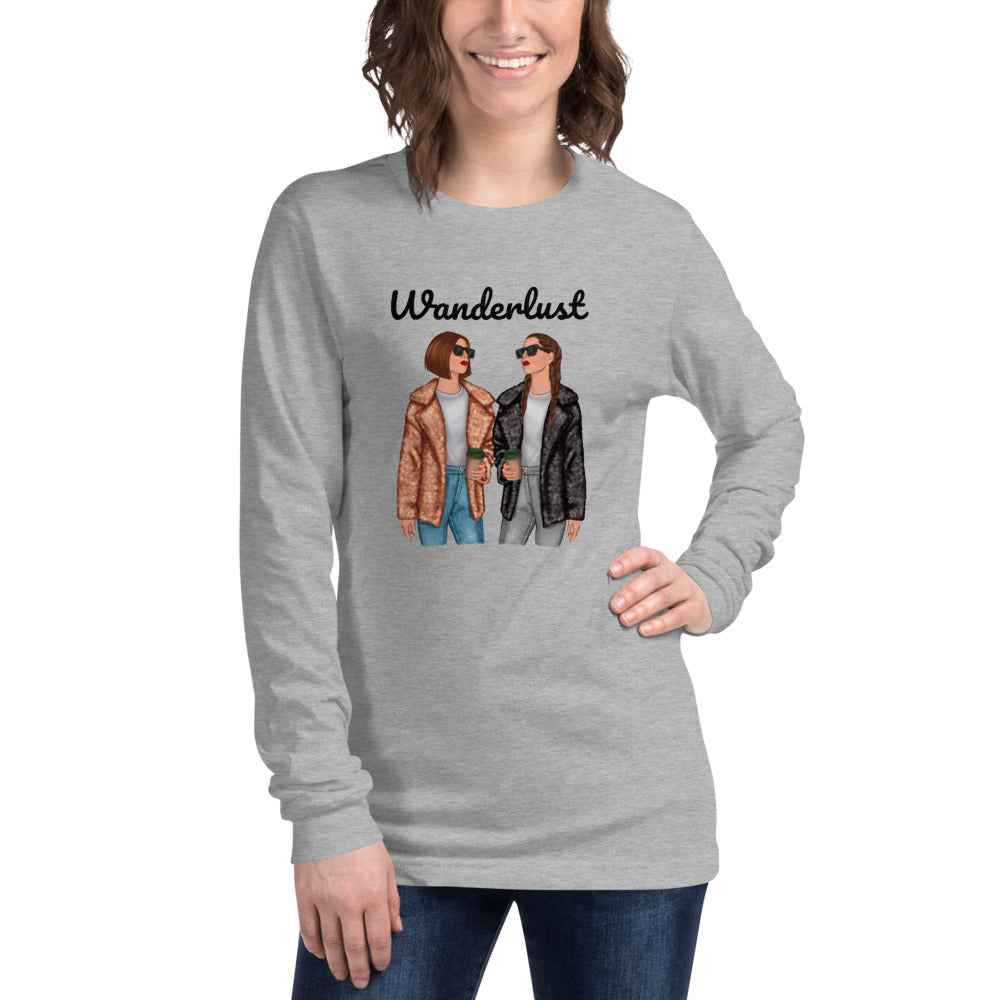 Wanderlust Unisex Long Sleeve Tee