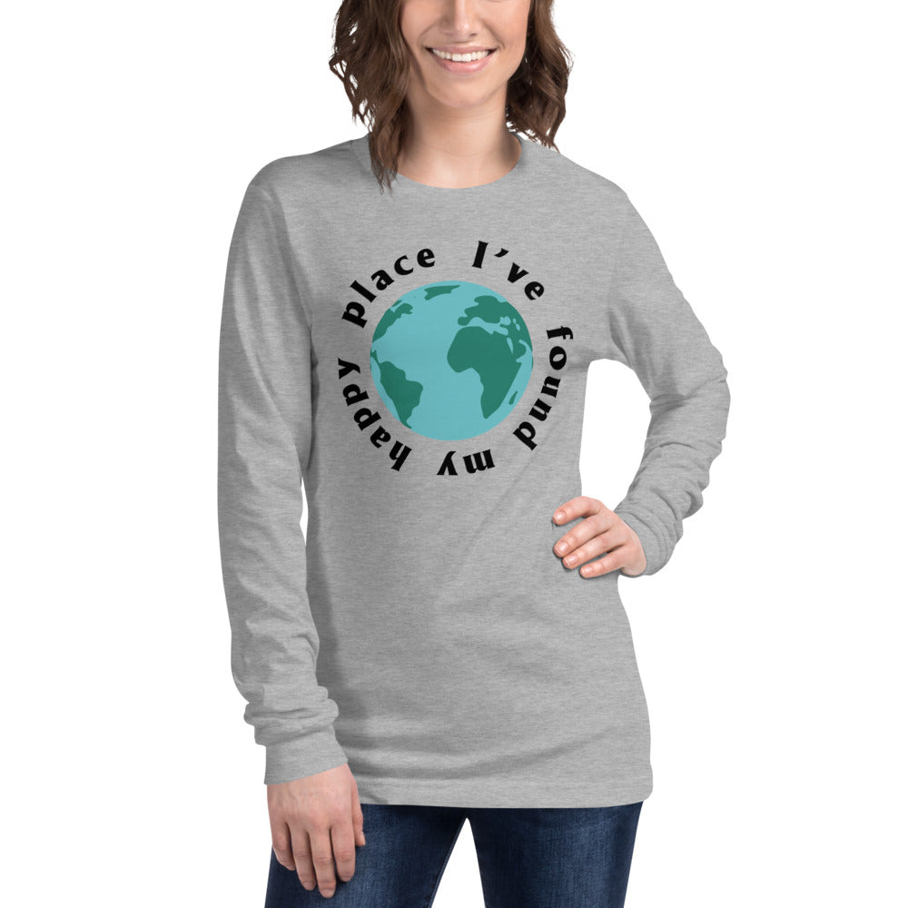 I've Found My Happy Place Unisex Long Sleeve Tee