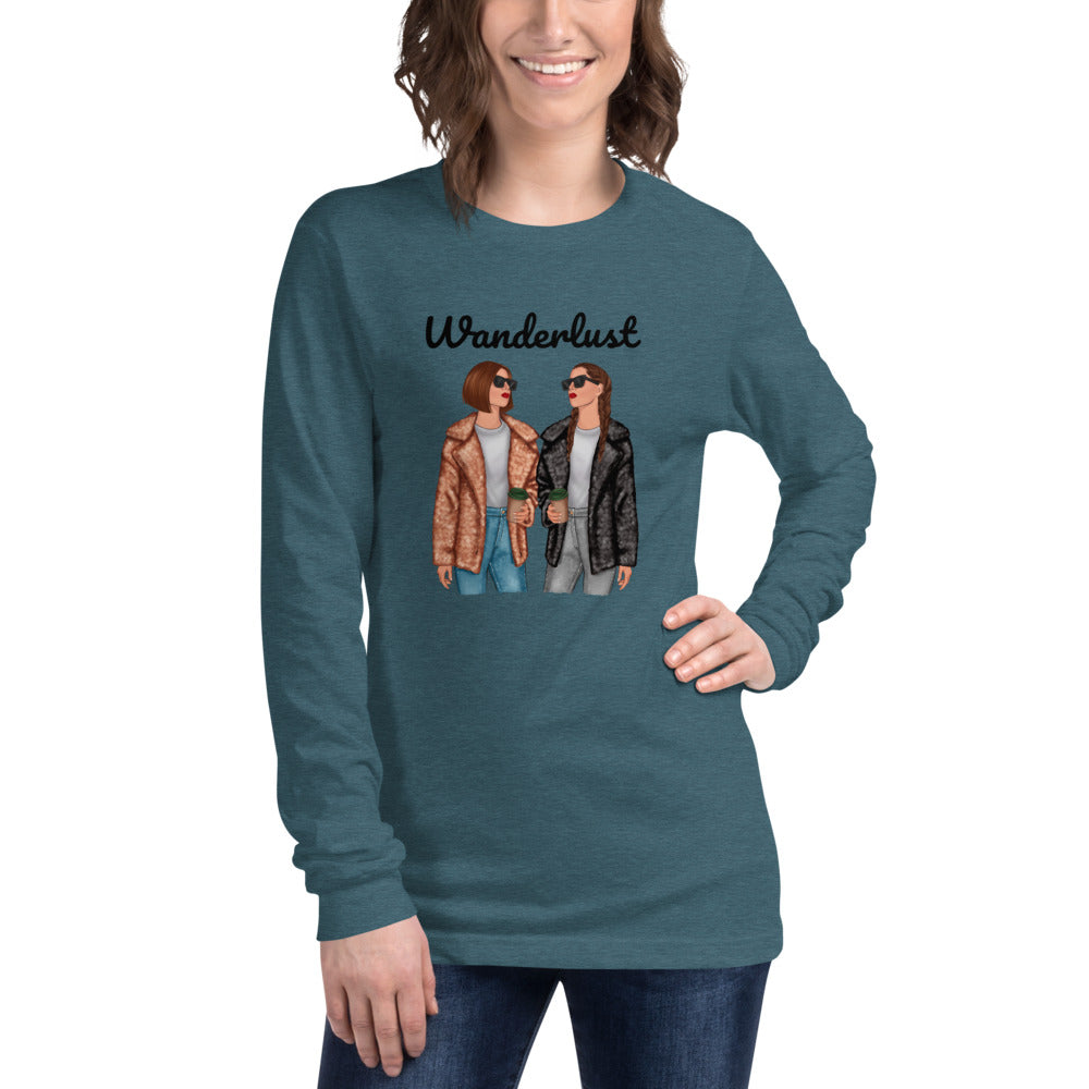 Wanderlust Unisex Long Sleeve Tee