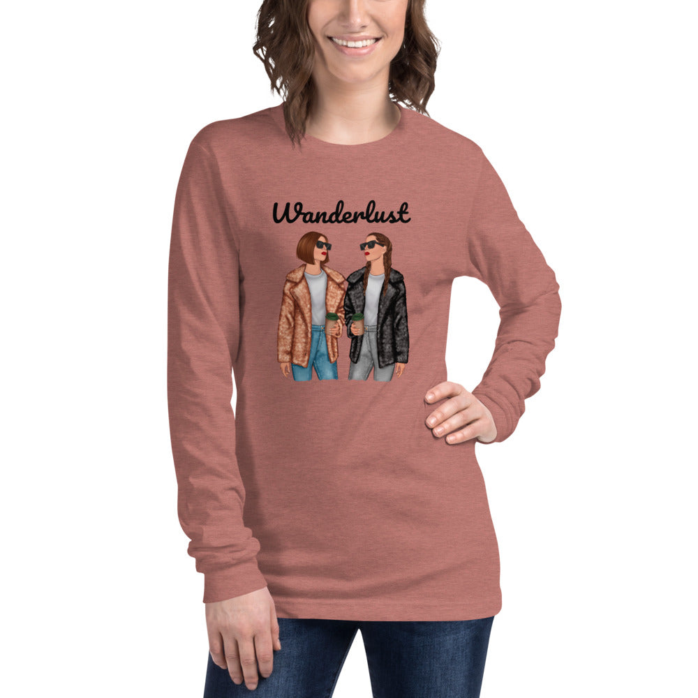 Wanderlust Unisex Long Sleeve Tee