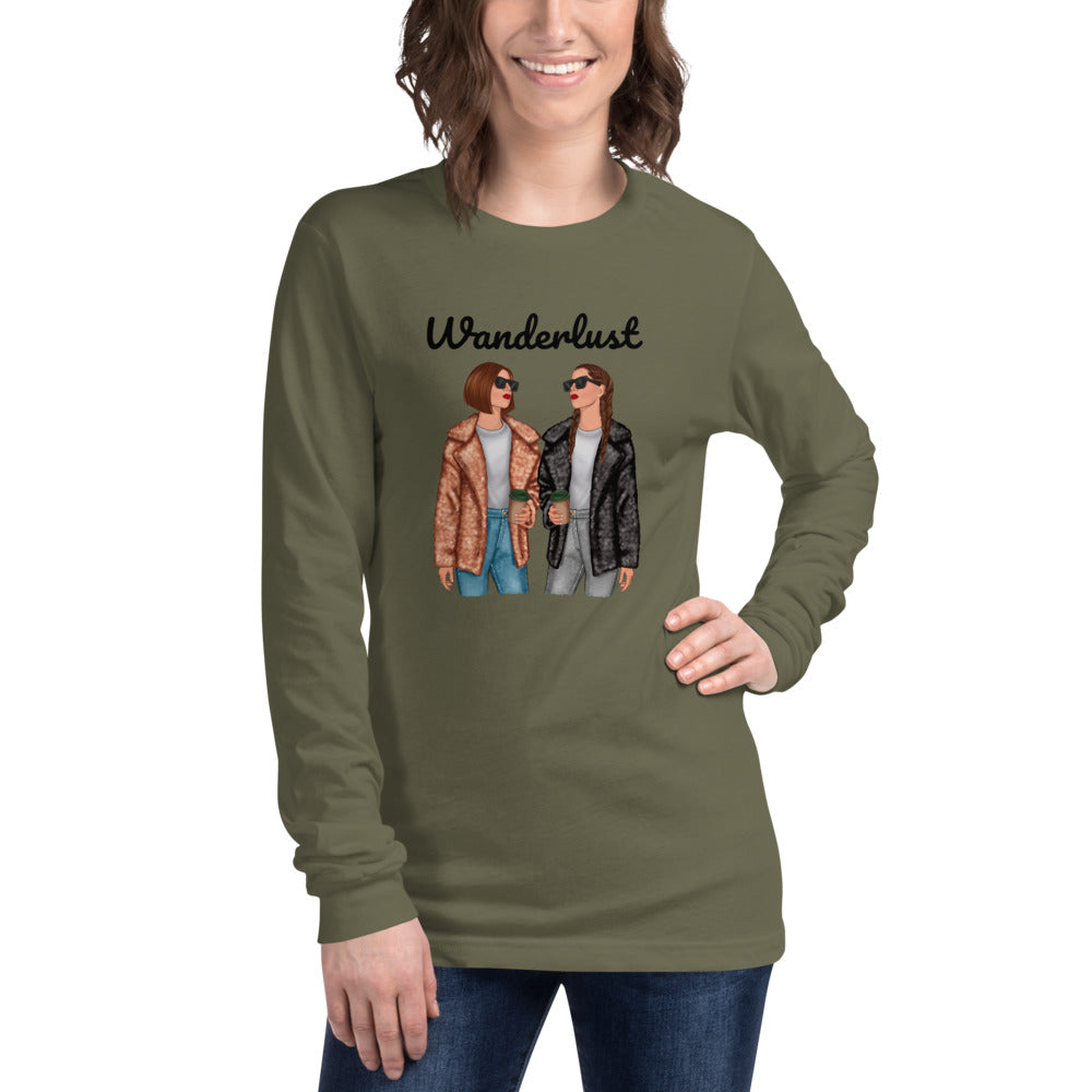 Wanderlust Unisex Long Sleeve Tee