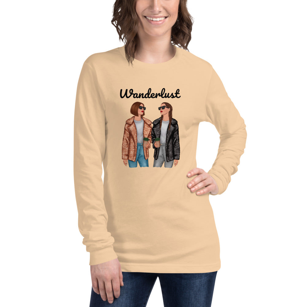 Wanderlust Unisex Long Sleeve Tee