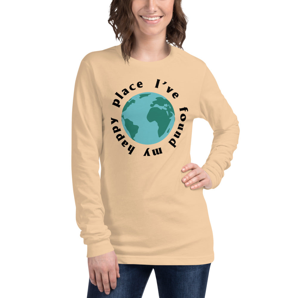 I've Found My Happy Place Unisex Long Sleeve Tee