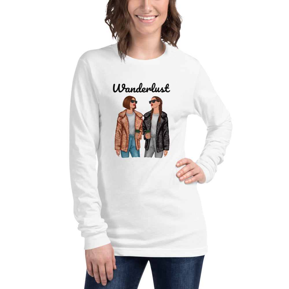 Wanderlust Unisex Long Sleeve Tee