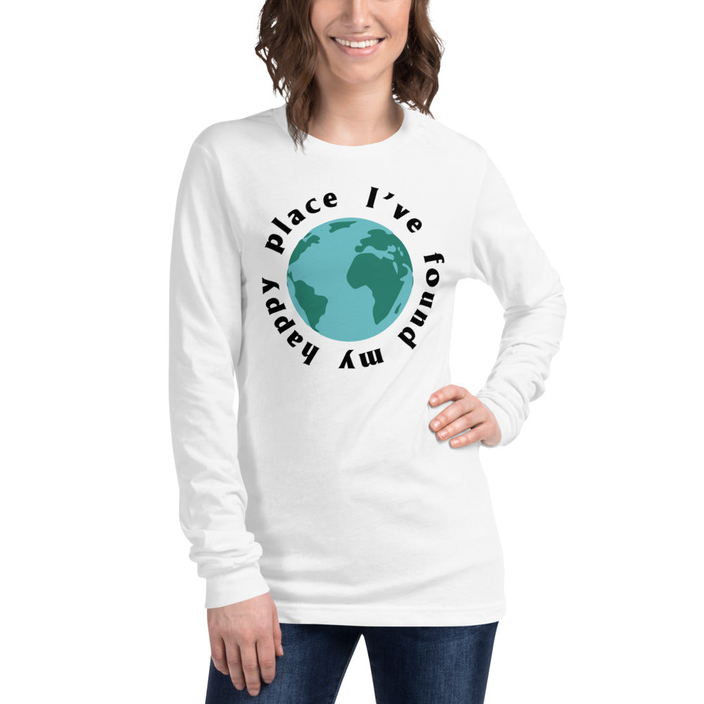 I've Found My Happy Place Unisex Long Sleeve Tee