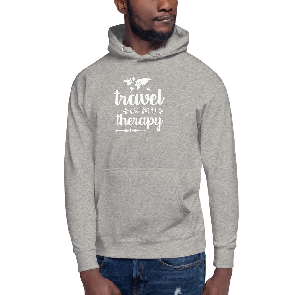 Travel is My Therapy Unisex Hoodie