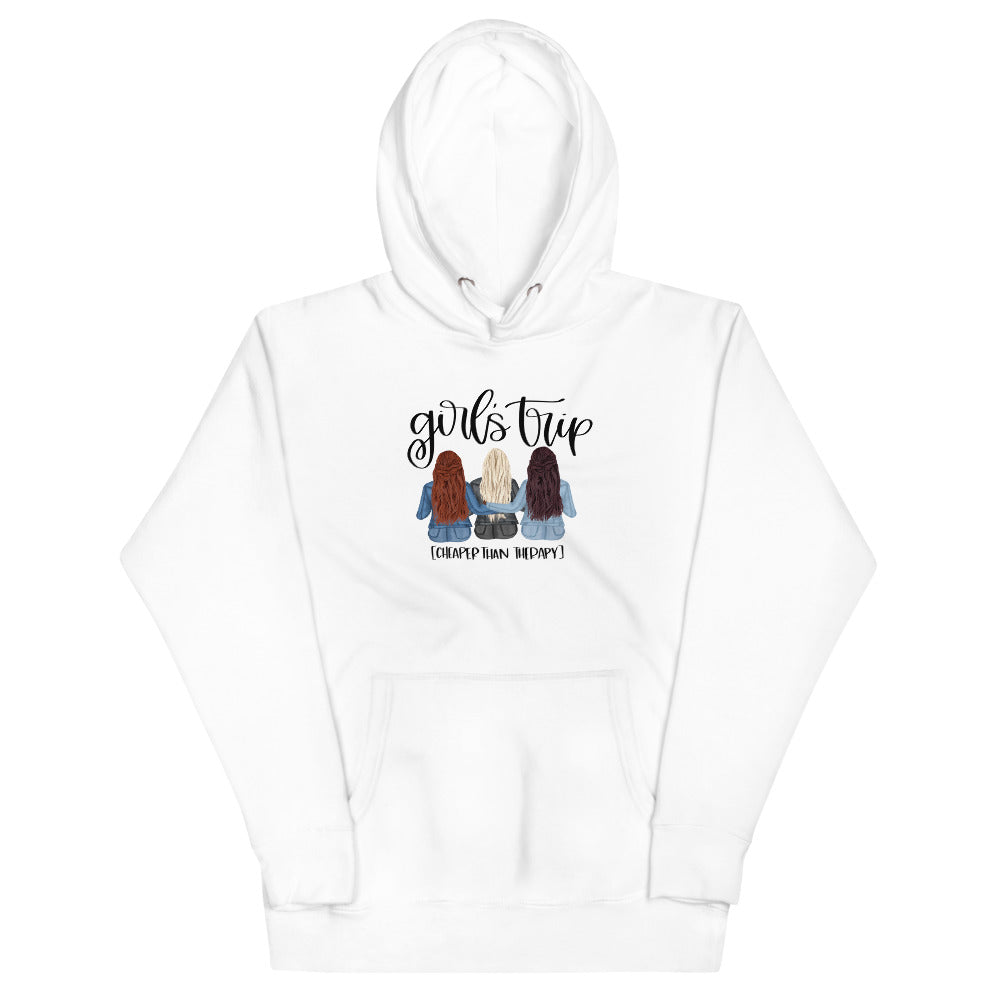 Girls Trip Cheaper than Therapy Unisex Hoodie