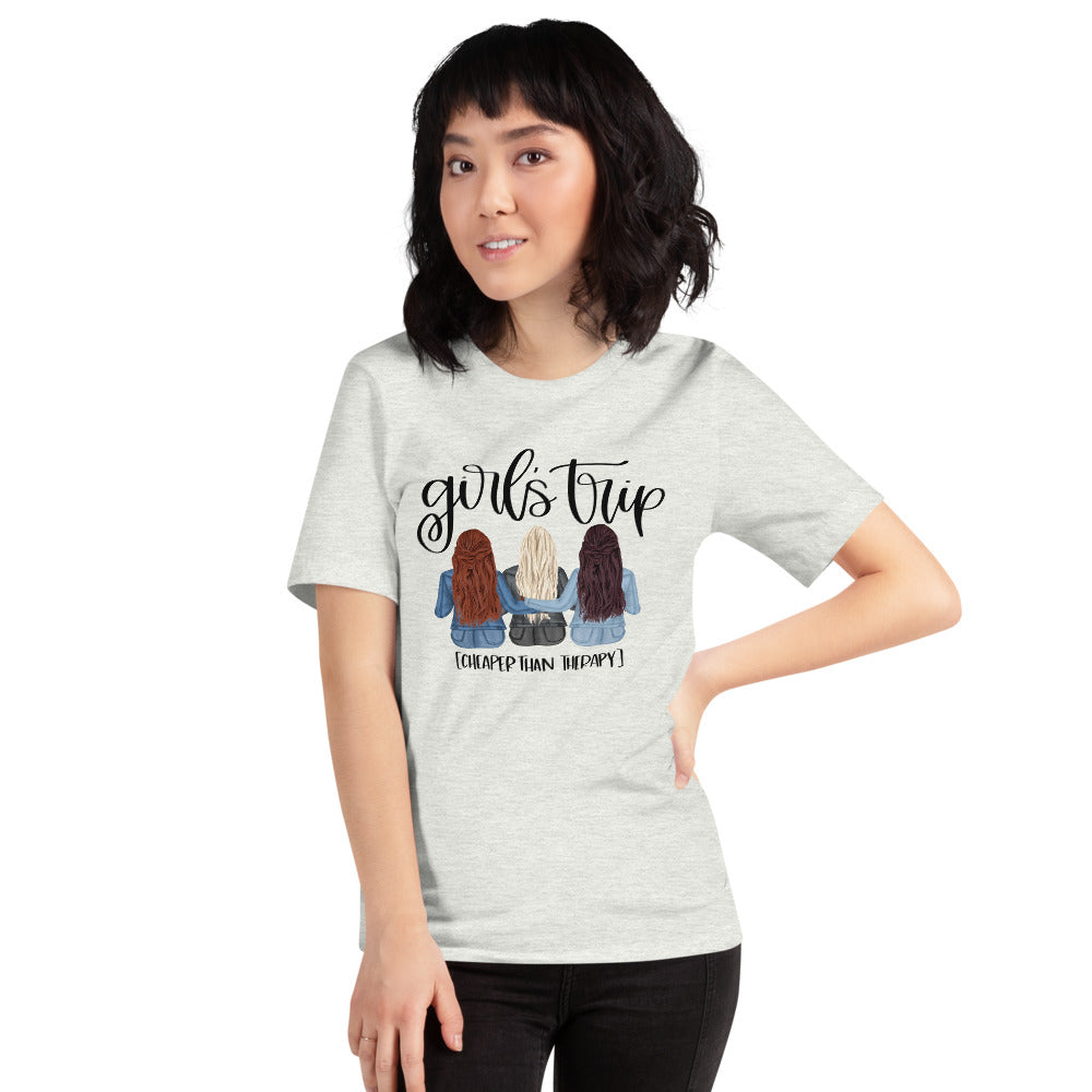 Girls Trip Cheaper than Therapy Short-Sleeve Unisex T-Shirt