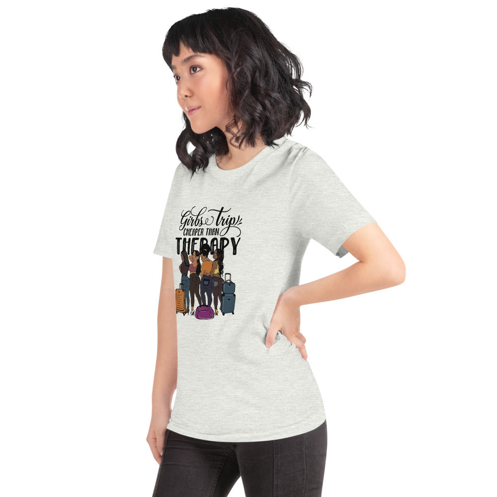 Girls Trip Cheaper than Therapy Short-Sleeve Unisex T-Shirt