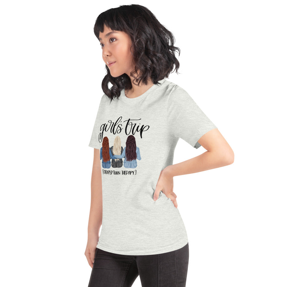 Girls Trip Cheaper than Therapy Short-Sleeve Unisex T-Shirt