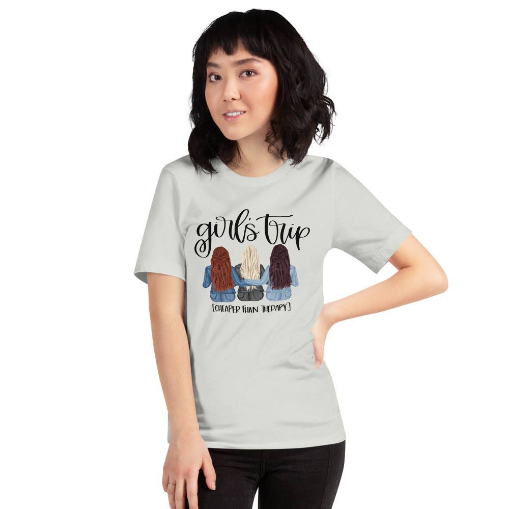 Girls Trip Cheaper than Therapy Short-Sleeve Unisex T-Shirt