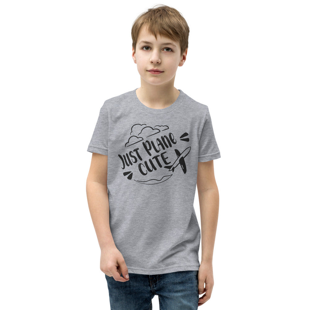 Just Plane Cute Youth Short Sleeve T-Shirt