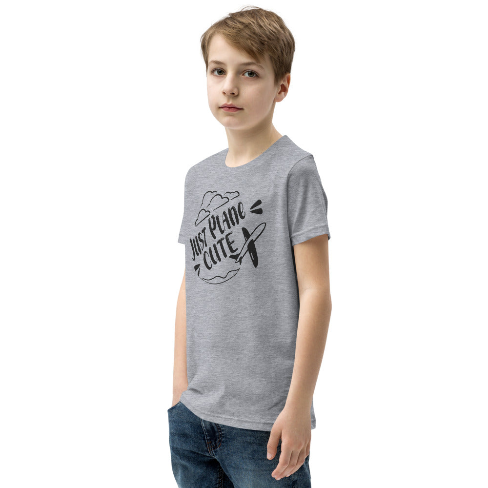 Just Plane Cute Youth Short Sleeve T-Shirt