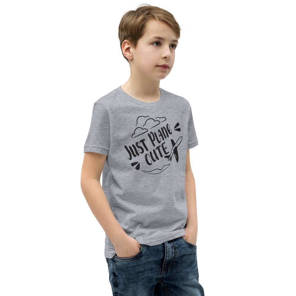 Just Plane Cute Youth Short Sleeve T-Shirt