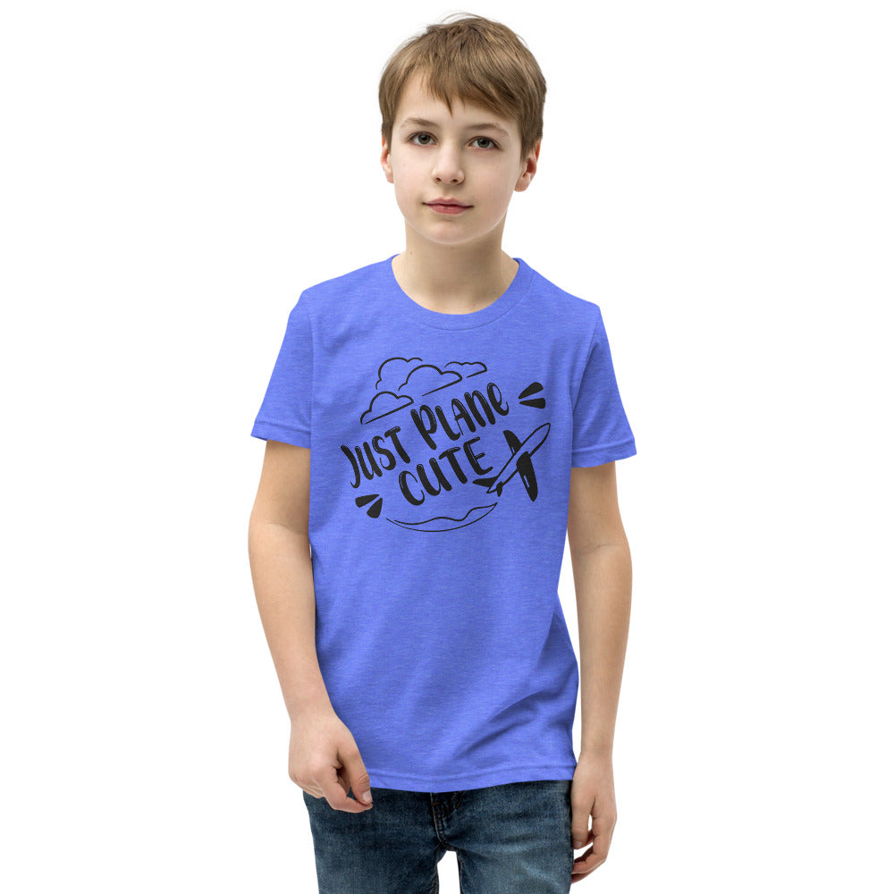 Just Plane Cute Youth Short Sleeve T-Shirt