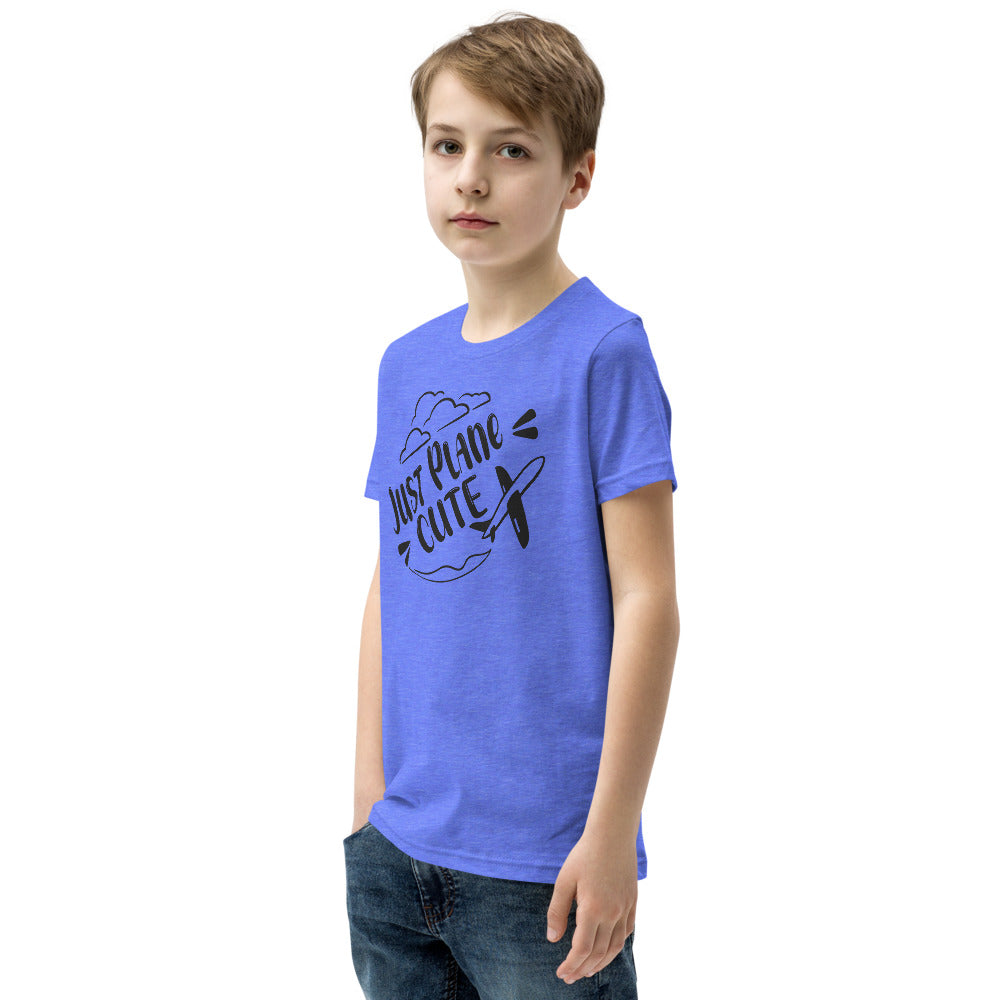 Just Plane Cute Youth Short Sleeve T-Shirt