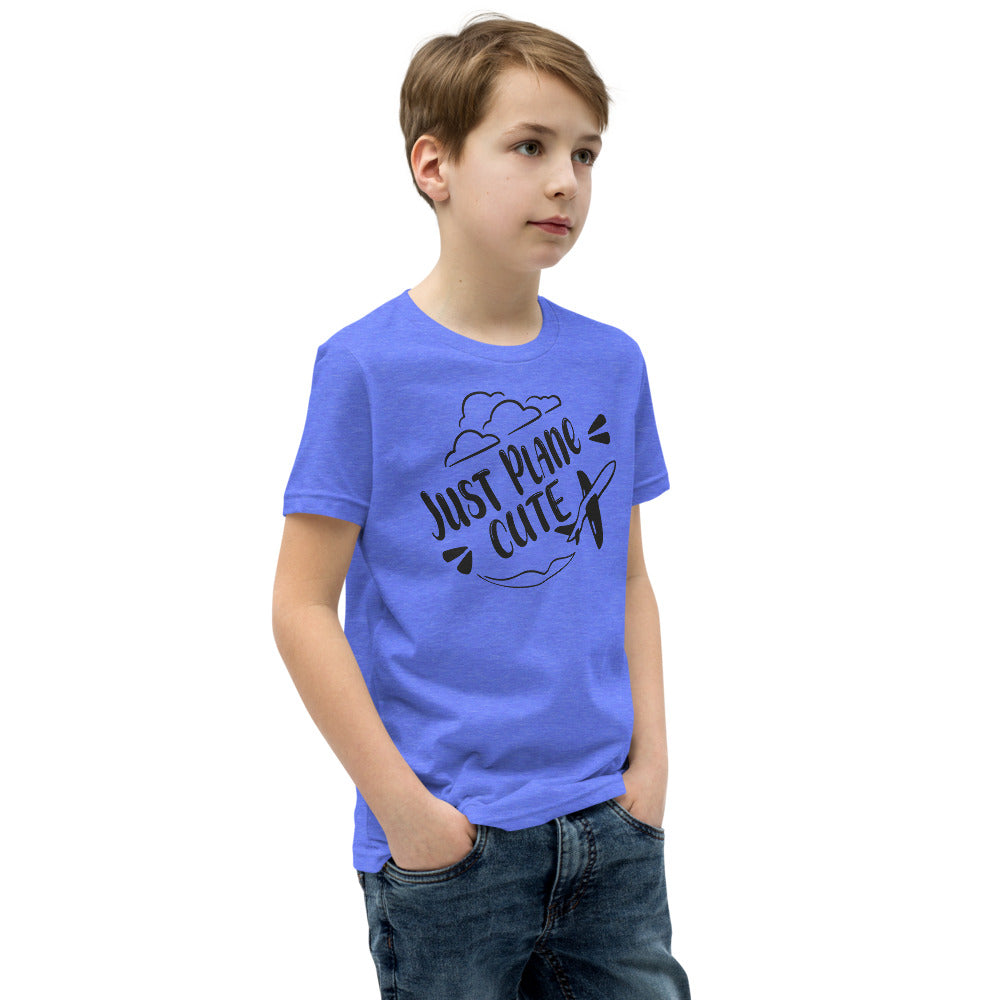 Just Plane Cute Youth Short Sleeve T-Shirt