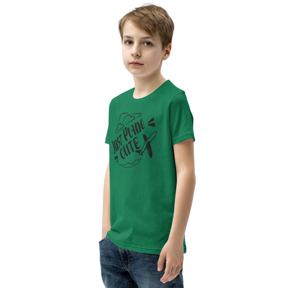 Just Plane Cute Youth Short Sleeve T-Shirt