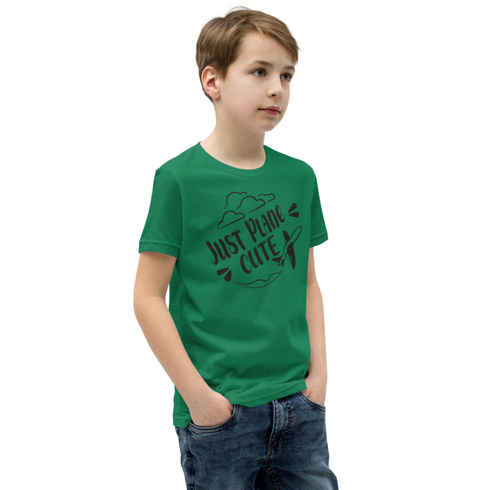 Just Plane Cute Youth Short Sleeve T-Shirt