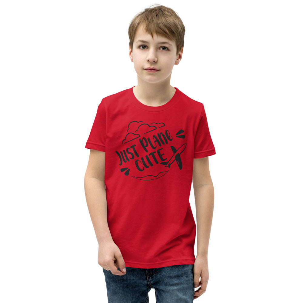 Just Plane Cute Youth Short Sleeve T-Shirt