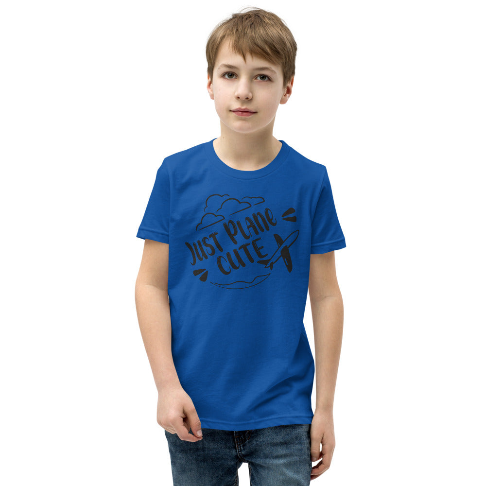 Just Plane Cute Youth Short Sleeve T-Shirt