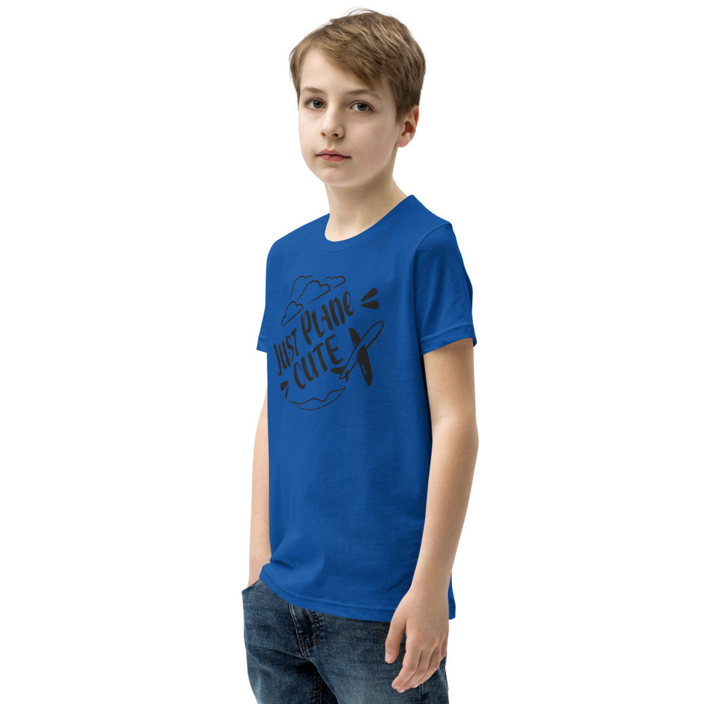 Just Plane Cute Youth Short Sleeve T-Shirt