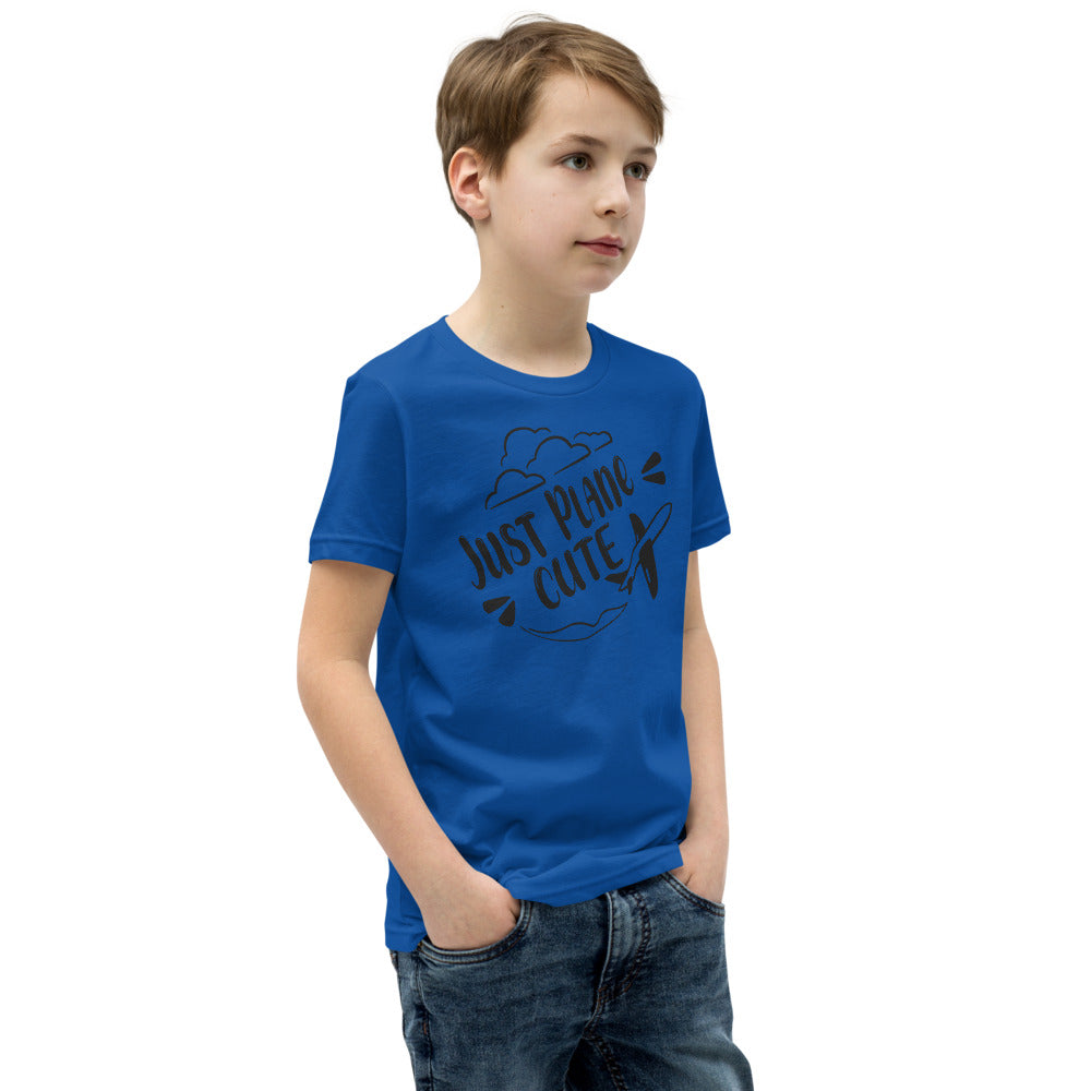 Just Plane Cute Youth Short Sleeve T-Shirt