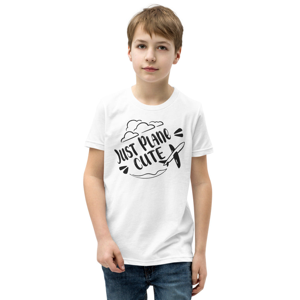 Just Plane Cute Youth Short Sleeve T-Shirt