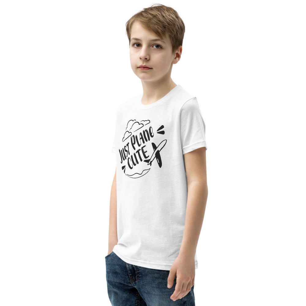 Just Plane Cute Youth Short Sleeve T-Shirt