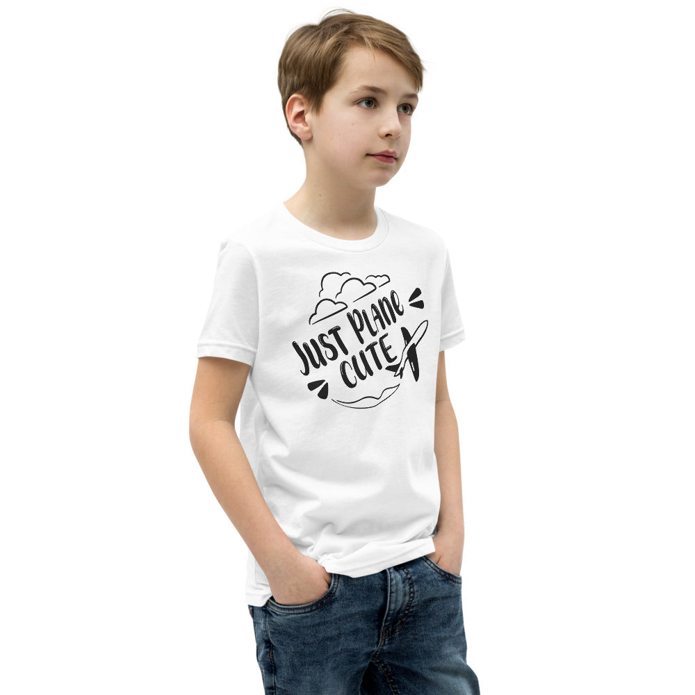 Just Plane Cute Youth Short Sleeve T-Shirt